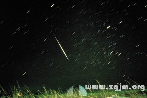 Dream of meteor shower
