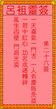 Lv Zu LingQian 26 sign