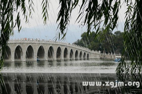 夢見下雨又下雪