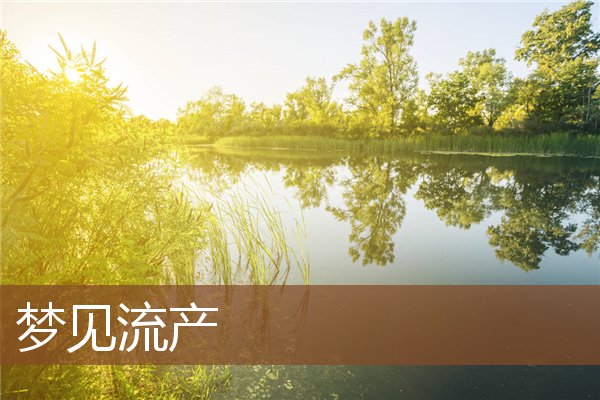 夢見流產_周公解夢