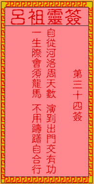 Lv Zu LingQian 34 sign