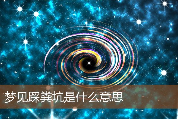 夢見踩糞坑是什麼意思_周公解夢