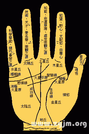 O kay emperor palms fortune-telling diagram of 07 _ to visit fortune-teller accomplishment