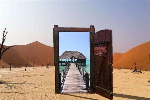 夢見門被風吹開意味著什麼_周公解夢