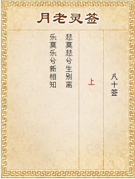 Yuelao LingQian 80 sign signature