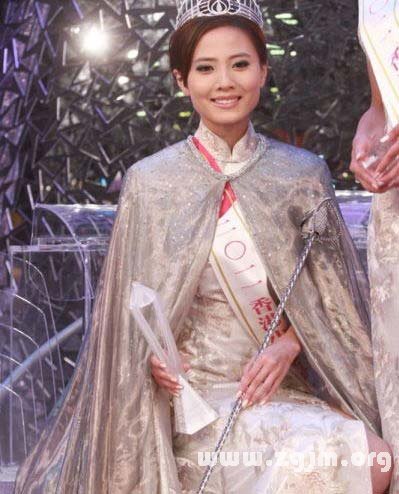 2011 the annual miss Hong Kong champion: suzhou woman Rebecca zhu